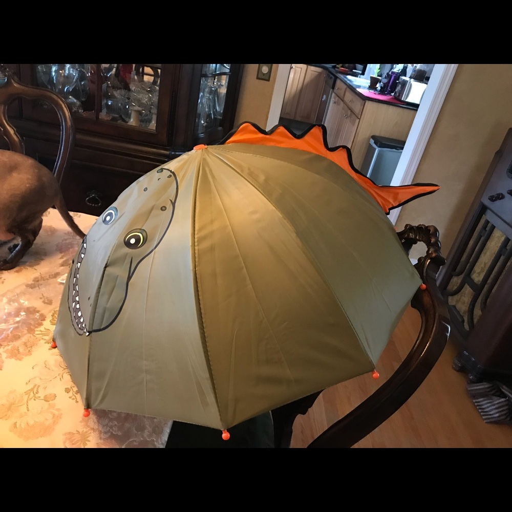Kidorable Dinosaur Umbrella with Plastic Protectors